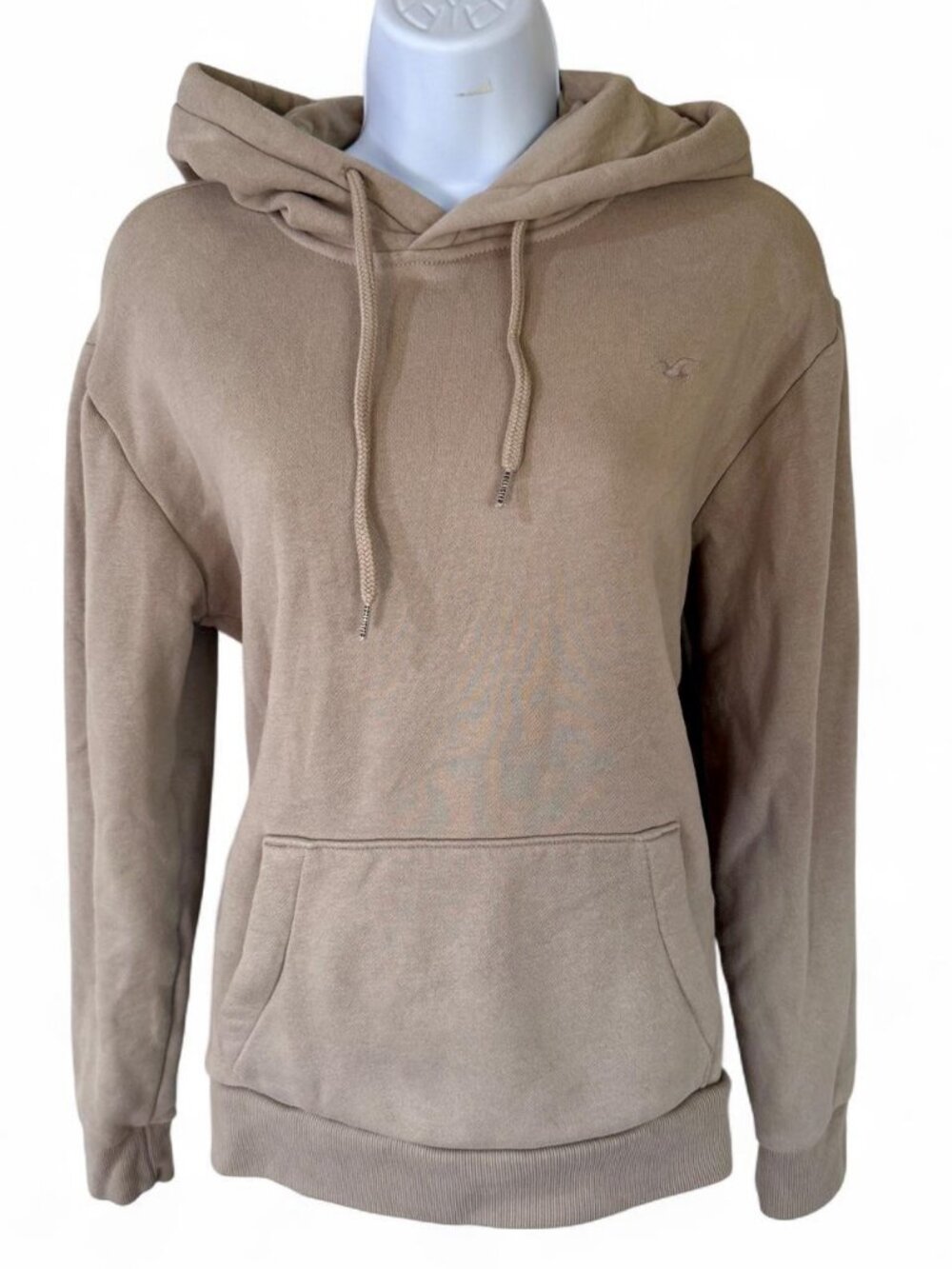 Hollister Tan Relaxed Fit Hoodie XS